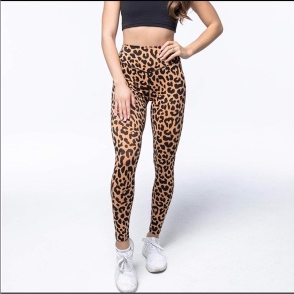 NWOT ‘balance athletica’ leopard leggings - Picture 1 of 3